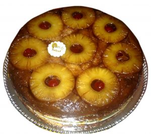 Cake hot pineapple